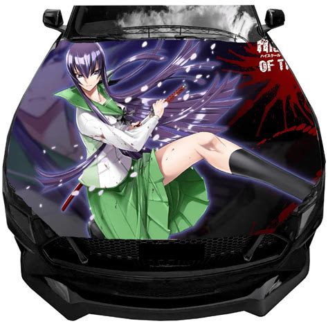 anime car hood decals